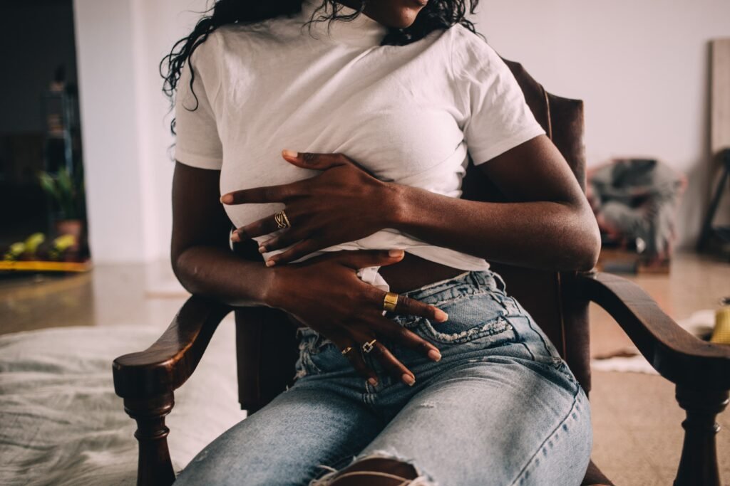 beautiful fashion african black woman smile casual 1