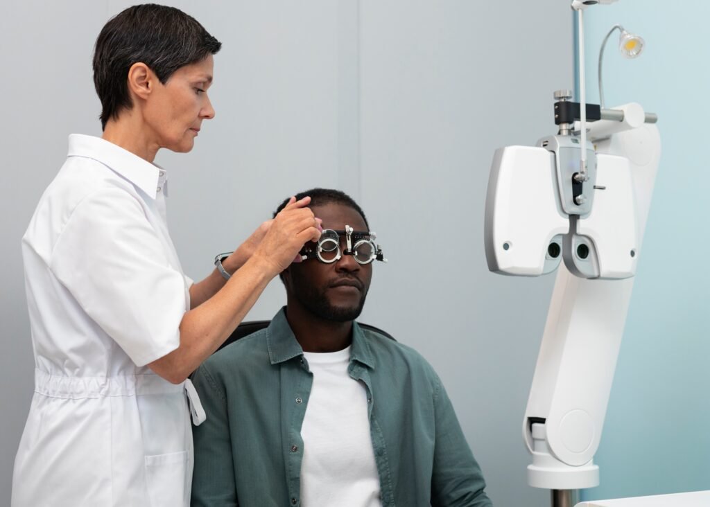 patient ophthalmologist s office 1