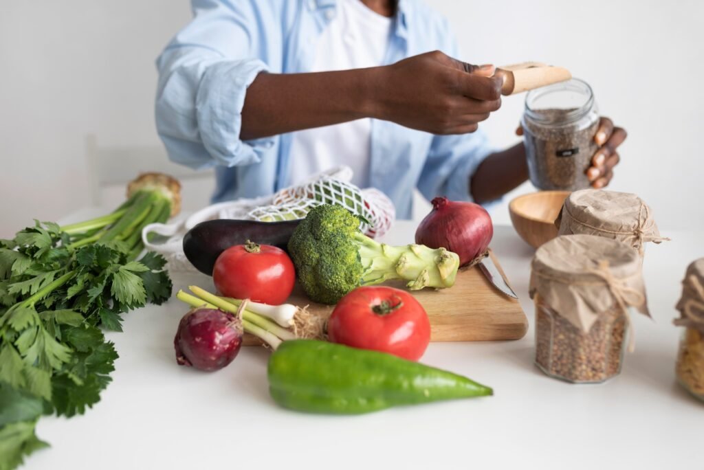 young woman having sustainable lifestyle 1